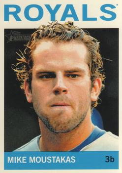 2013 Topps Heritage #194 Mike Moustakas Front