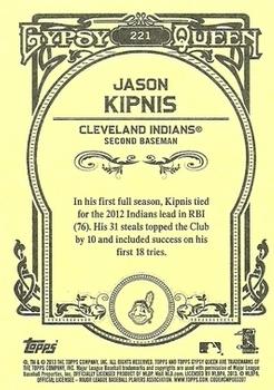 2013 Topps Gypsy Queen #221 Jason Kipnis Back