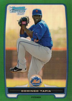 2012 Bowman Chrome - Prospects Green Refractors #BCP211 Domingo Tapia Front