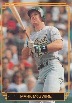1989 Pacific Cards & Comics Big League All Stars (unlicensed) #18 Mark McGwire Front