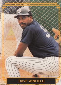 1989 Pacific Cards & Comics Big League All Stars (unlicensed) #7 Dave Winfield Front