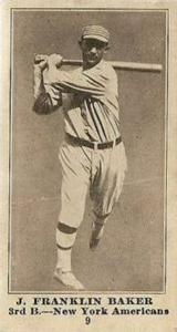1916 Sporting News (M101-4) #9 J. Franklin Baker Front