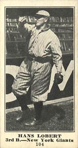 1916 Sporting News (M101-4) #104 Hans Lobert Front