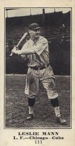 1916 Sporting News (M101-4) #111 Les Mann Front