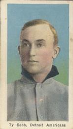 1910-11 Sporting Life M116 #NNO Ty Cobb Front