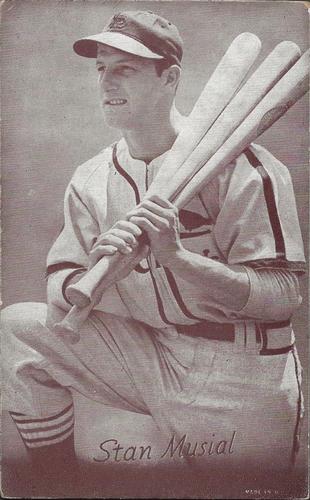 1947-66 Exhibits (W461) #NNO Stan Musial Front