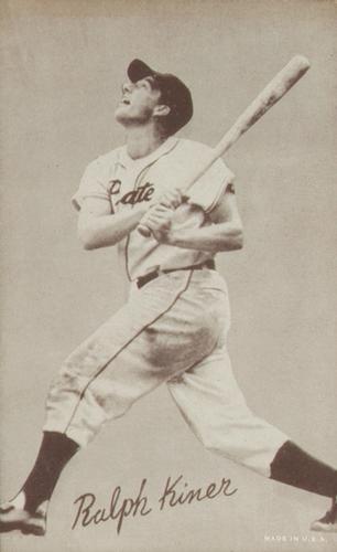 1947-66 Exhibits (W461) #NNO Ralph Kiner Front