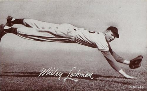1947-66 Exhibits (W461) #NNO Whitey Lockman Front