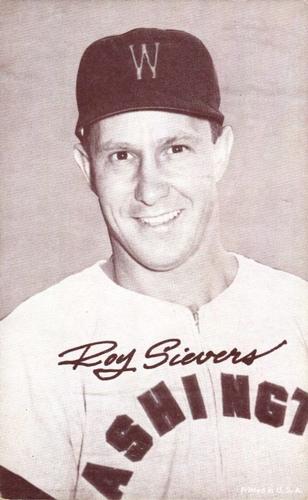 1947-66 Exhibits (W461) #NNO Roy Sievers Front