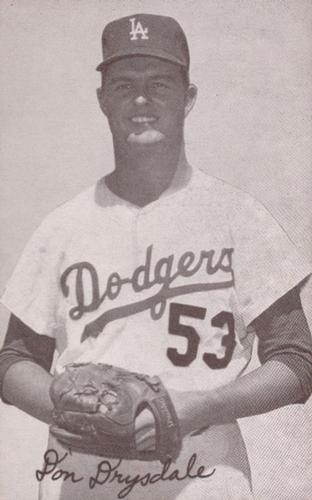 1947-66 Exhibits (W461) #NNO Don Drysdale Front