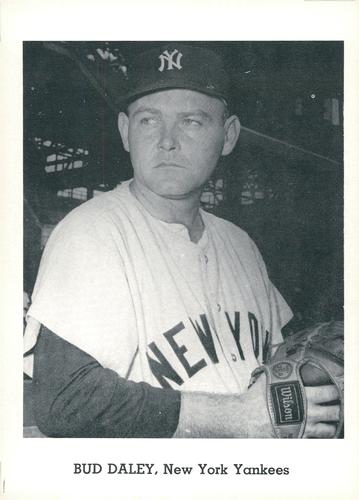 1962 Jay Publishing New York Yankees 5x7 Photos #NNO Bud Daley Front
