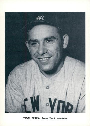 1962 Jay Publishing New York Yankees 5x7 Photos (Font Variation) #NNO Yogi Berra Front