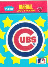 1986 Fleer Classic Miniatures - Logo Stickers (Stars) #NNO Chicago Cubs Front