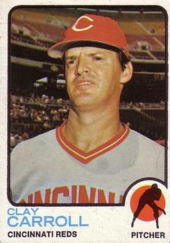 1973 Topps #195 Clay Carroll Front