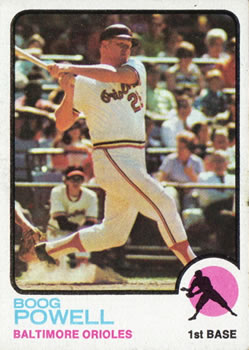 1973 Topps #325 Boog Powell Front