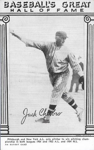 1948 Baseball's Great HOF Exhibits (W464) #NNO Jack Chesbro Front