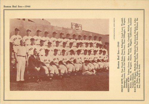 1946-49 Sports Exchange (W603) #3-10 1946 Boston Red Sox Front