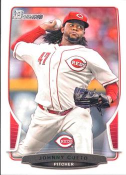 2013 Bowman #10 Johnny Cueto Front