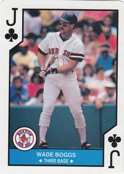 1990 U.S. Playing Card Co. Major League All-Stars Playing Cards #J♣ Wade Boggs Front