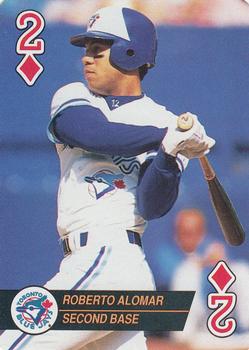 1993 Bicycle Aces Playing Cards #2♦ Roberto Alomar Front
