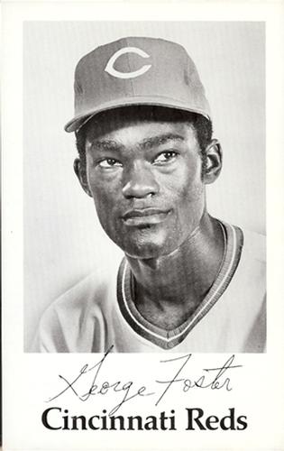 1975 Cincinnati Reds Photocards #NNO George Foster Front
