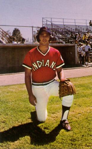 1975 Cleveland Indians Postcards #NNO Ed Crosby Front