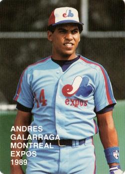 1989 Action Superstars (unlicensed) #19 Andres Galarraga Front