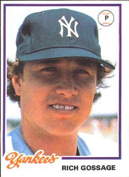 1978 Topps Burger King New York Yankees #10 Rich Gossage Front