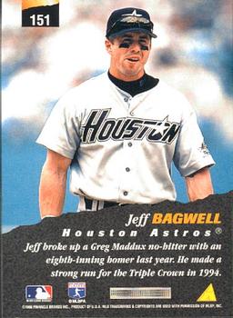 1996 Pinnacle #151 Jeff Bagwell Back
