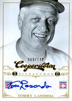 2012 Panini Cooperstown - Signatures #HOF-TL Tommy Lasorda Front