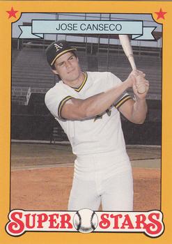 1989 Pacific Cards & Comics Superstars (unlicensed) #3 Jose Canseco Front