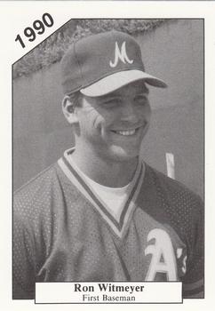 1990 Chong Modesto A's #32 Ron Witmeyer Front
