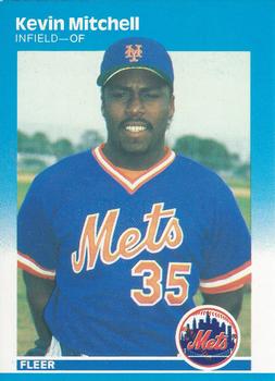 1987 Fleer - Glossy #17 Kevin Mitchell Front