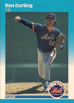 1987 Fleer - Glossy #5 Ron Darling Front