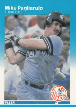 1987 Fleer - Glossy #107 Mike Pagliarulo Front