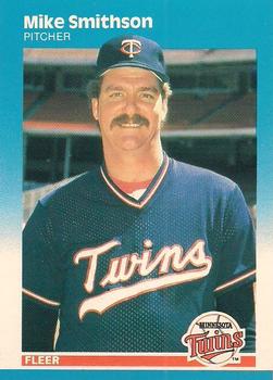 1987 Fleer - Glossy #553 Mike Smithson Front