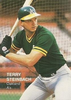 1987 Rookies (Cartoon Back, unlicensed) #19 Terry Steinbach Front
