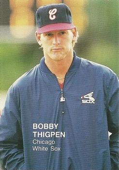 1987 Rookies (Cartoon Back, unlicensed) #20 Bobby Thigpen Front