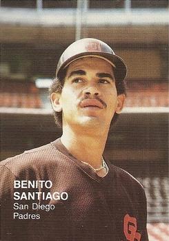 1987 Rookies (Cartoon Back, unlicensed) #30 Benito Santiago Front