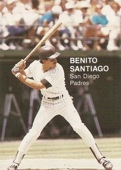 1987 Rookies (Cartoon Back, unlicensed) #31 Benito Santiago Front
