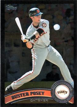 2011 Topps - Black Border #335 Buster Posey Front