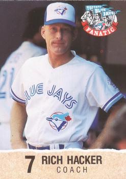 1992 Toronto Blue Jays Fire Safety #NNO Rich Hacker Front