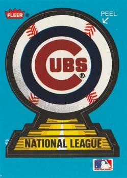 1987 Fleer - Team Stickers #NNO Chicago Cubs Front