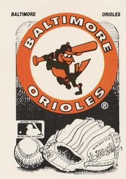 1987 Fleer - Team Stickers #NNO Baltimore Orioles Back