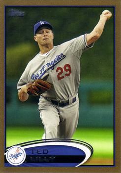 2012 Topps - Gold #122 Ted Lilly Front