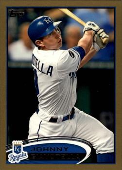 2012 Topps - Gold #442 Johnny Giavotella Front