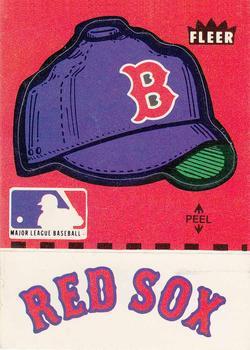1982 Fleer - Team Stickers #NNO Boston Red Sox Cap Front