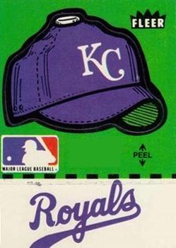 1982 Fleer - Team Stickers #NNO Kansas City Royals Cap Front