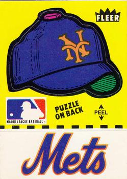 1982 Fleer - Team Stickers #NNO New York Mets Cap Front