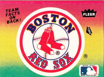 1984 Fleer - Team Stickers #NNO Boston Red Sox Logo Front